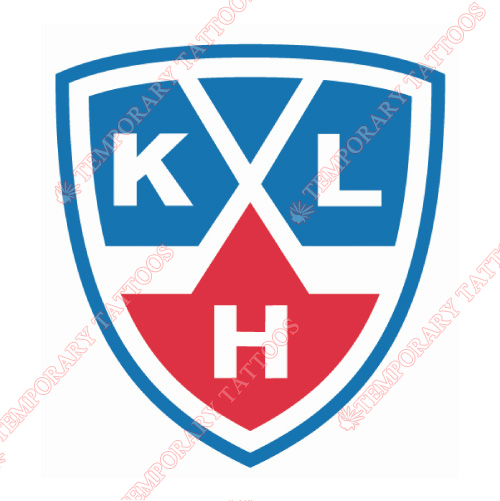 Kontinental Hockey League Customize Temporary Tattoos Stickers NO.7264